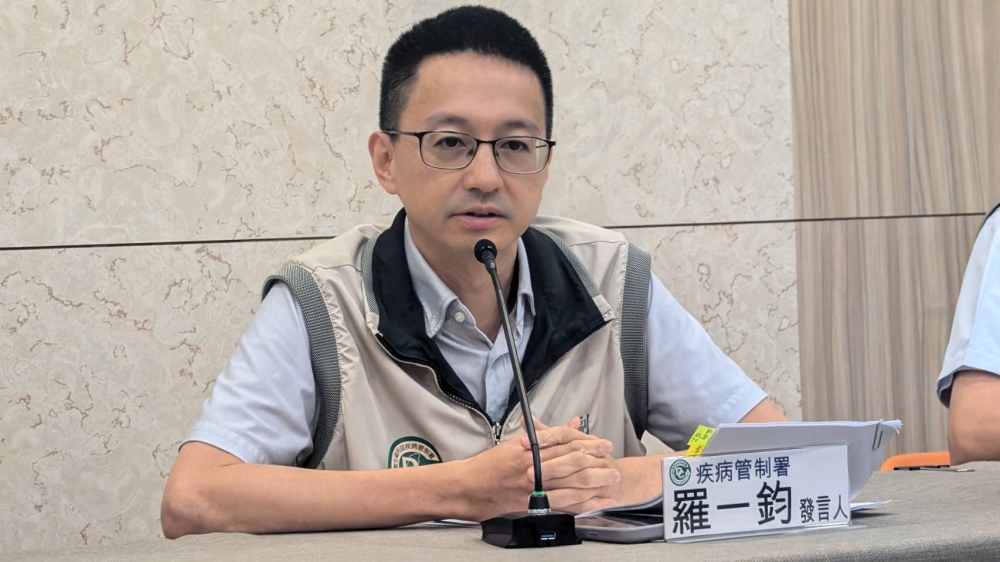 疾管署發言人羅一鈞。（圖／中央社）