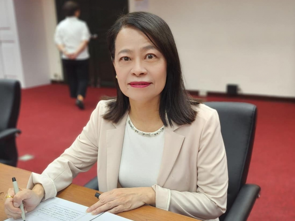 賴清德政府明年度媒體預算暴增65%，許宇甄批難道想用國家經費豢養網軍帶風向嗎？幫賴政府大內宣？強調會嚴審刪減。（圖擷取自許宇甄臉書，為符本報欄位經裁減）