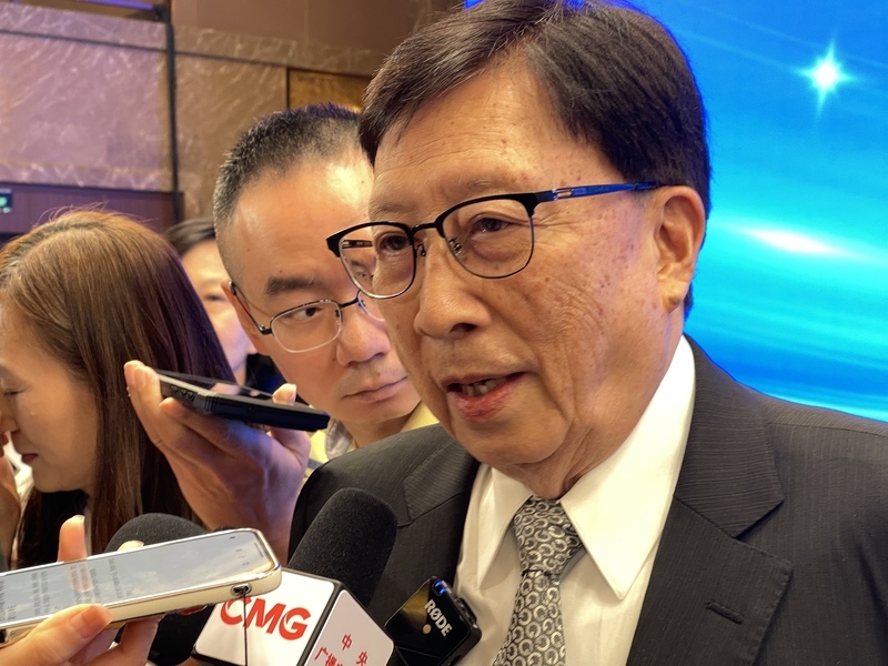 第27屆京台科技論壇19至21日在北京舉行，兩岸企業家峰會台灣方面理事長劉兆玄（見圖）19日出席開幕式。（中央社提供）