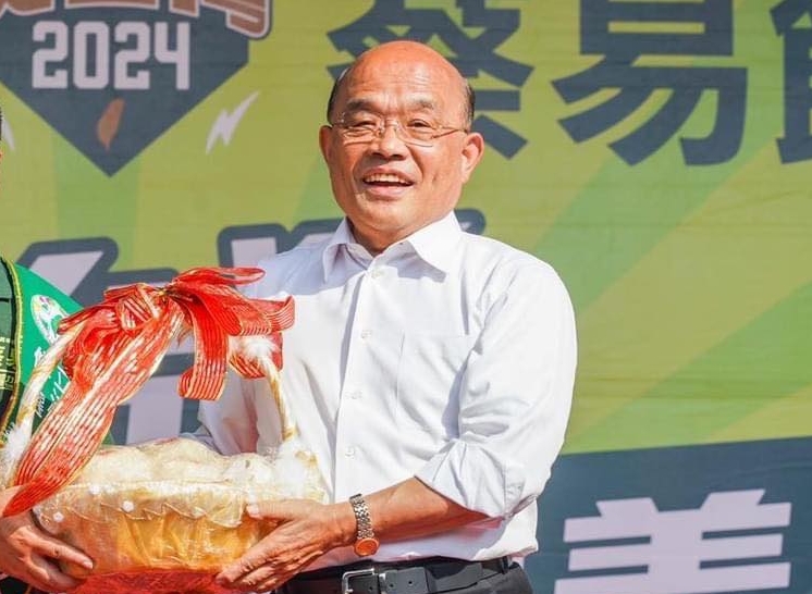擷取自蘇貞昌臉書粉絲專頁。經本報裁剪。