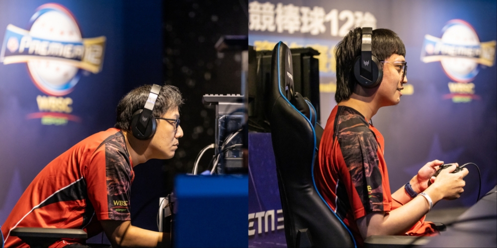 世界棒壘球總會「ePremier12電競棒球12強」臺北資格賽,確由CMWANG王嘉銘獲冠軍、「蛇蛇」佘文甫亞軍,兩人確定代表台灣前進正式賽。 (圖源:中央社)