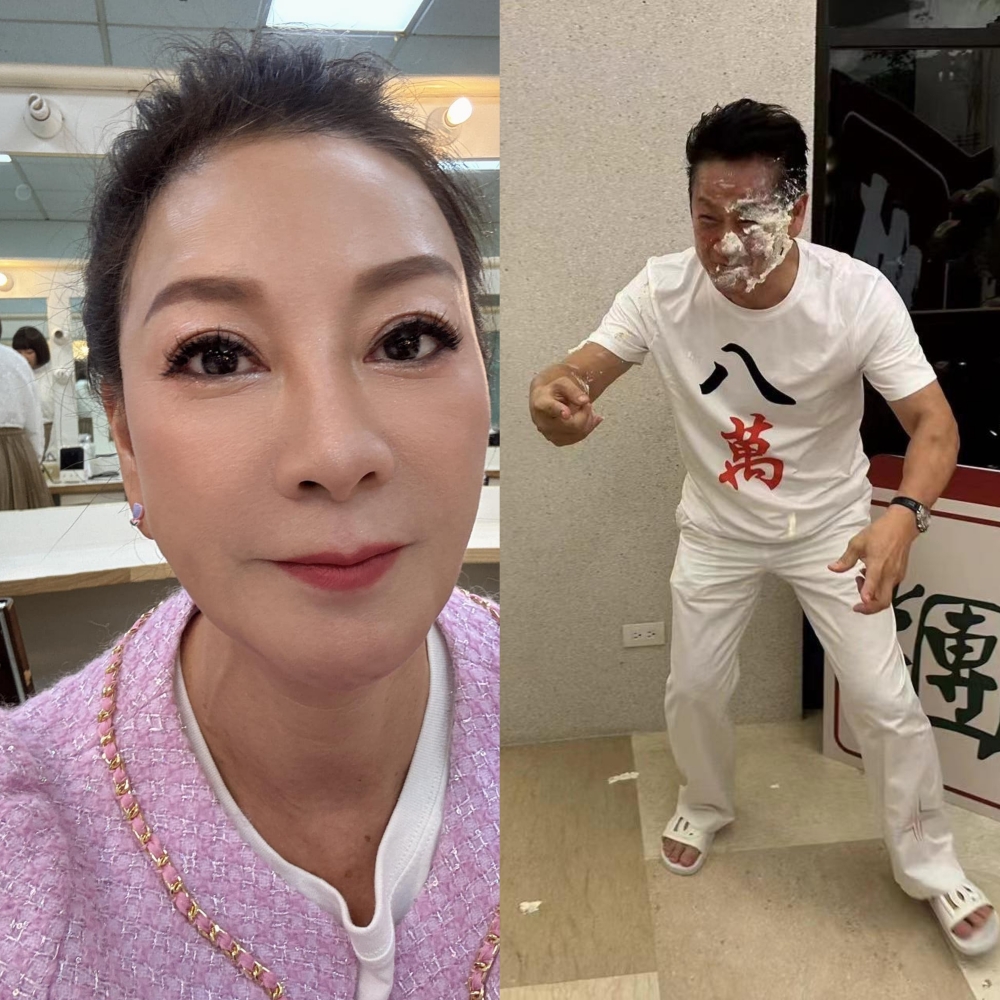 資深女星楊繡惠深夜委屈表示，上了綜藝大哥徐乃麟節目遭罵「你最賤」，錄完影心情仍過不去。（圖源：徐乃麟、楊繡惠 Facebook）