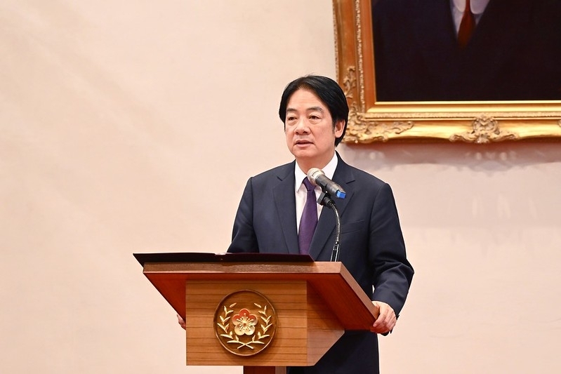 疑似因總統賴清德璦琿條約一說，引起親俄羅斯駭客組織不滿，發動駭客攻擊我國金融設施與政府單位等網站，而晶圓代工廠聯電及電子組裝廠緯創、石化大廠台塑化也成為目標。（圖擷取自總統府網站）