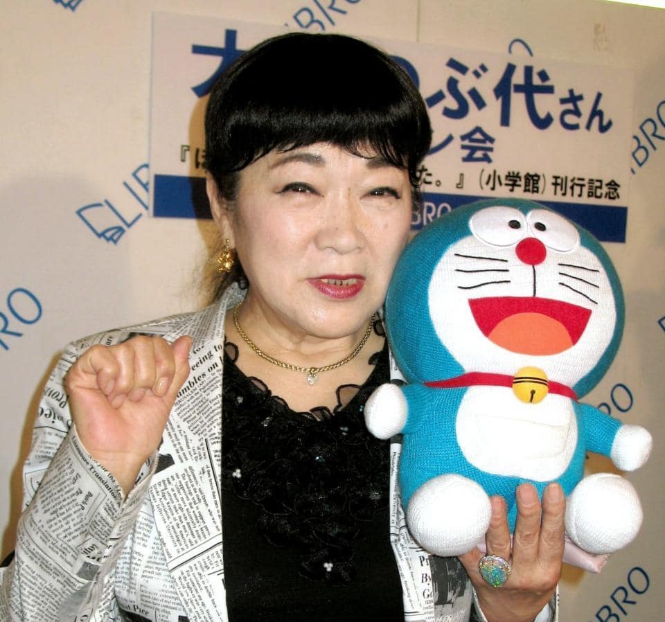 《哆啦A夢》初代聲優大山羨代。（圖／翻攝自X）