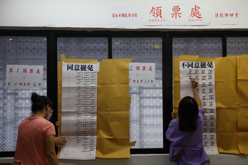 謝國樑成功挺過罷免案，外界關注明年是否出現「大罷免潮」。（中央社提供）
