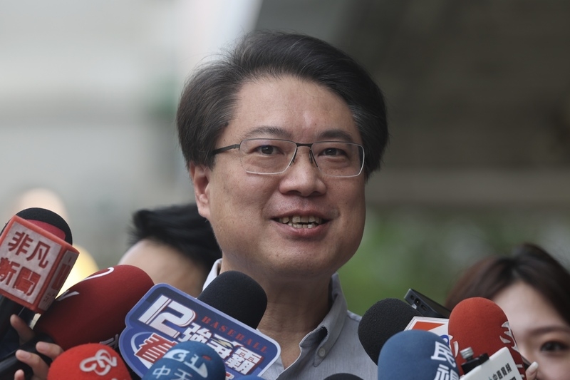 林右昌稱「罷免非民主常態」，認為藉此贏回國會多數席次並不健康。（中央社提供）