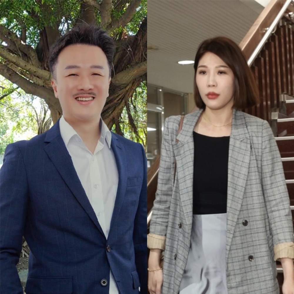 李正皓、馬郁雯爆出戀情。（圖擷取自李正皓臉書、中央社提供）