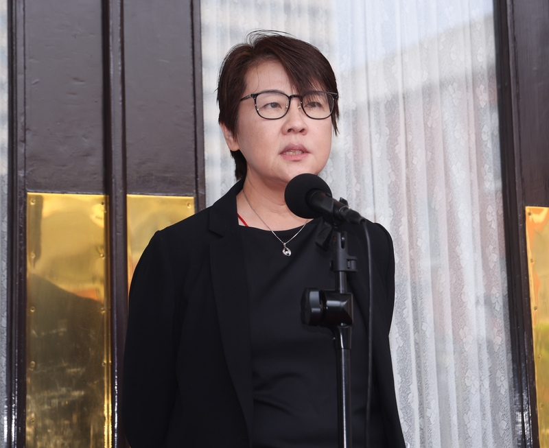 《鏡週刊》報導指出，民眾黨立委黃珊珊曾在2022年競選台北市長時收賄，黃珊珊回應，媒體辦案連連看，卻未查證。（中央社提供）