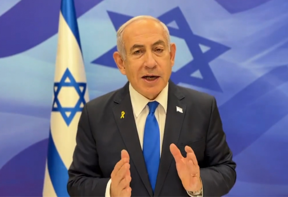 擷取自@netanyahu X。經本報裁剪。