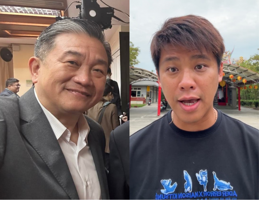 擷取自王定宇臉書粉絲專頁、葛斯齊臉書。經本報裁剪合成。