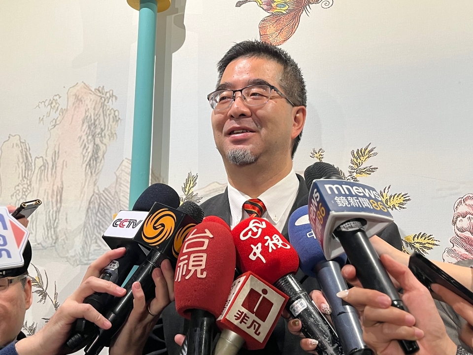 蕭旭岑。中央社提供（記者李雅雯攝）。