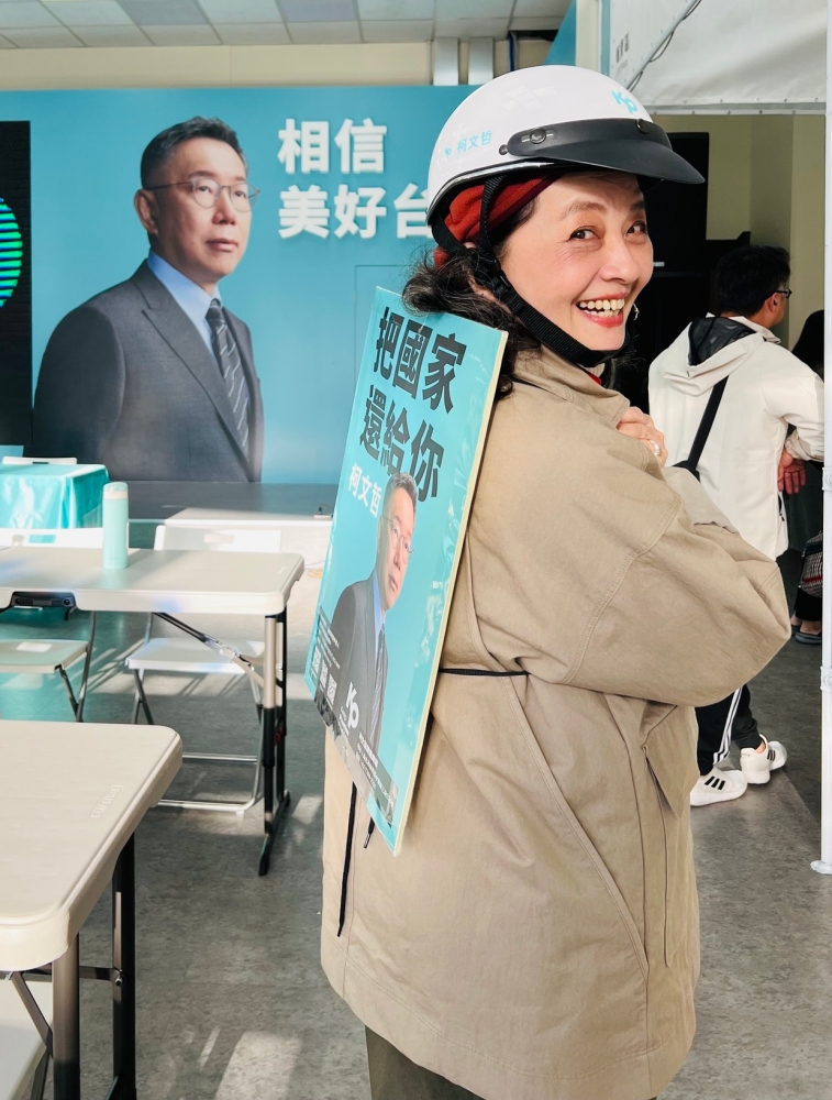 擷取自朱蕙蓉臉書粉絲專頁。經本報裁剪。