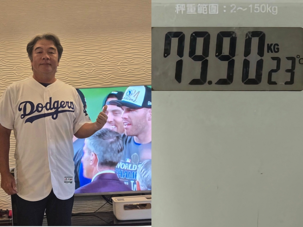 前衛福部次長王必勝在社群分享自己近期的減重心得，提到自己沒有使用任何外力幫助，並「在兩個半月內從92公斤瘦到了7字頭」（圖源：王必勝 Facebook）