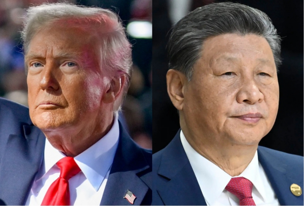 擷取自Donald J. Trump臉書粉絲專頁、Agencia EFE官網。經本報裁剪合成。
