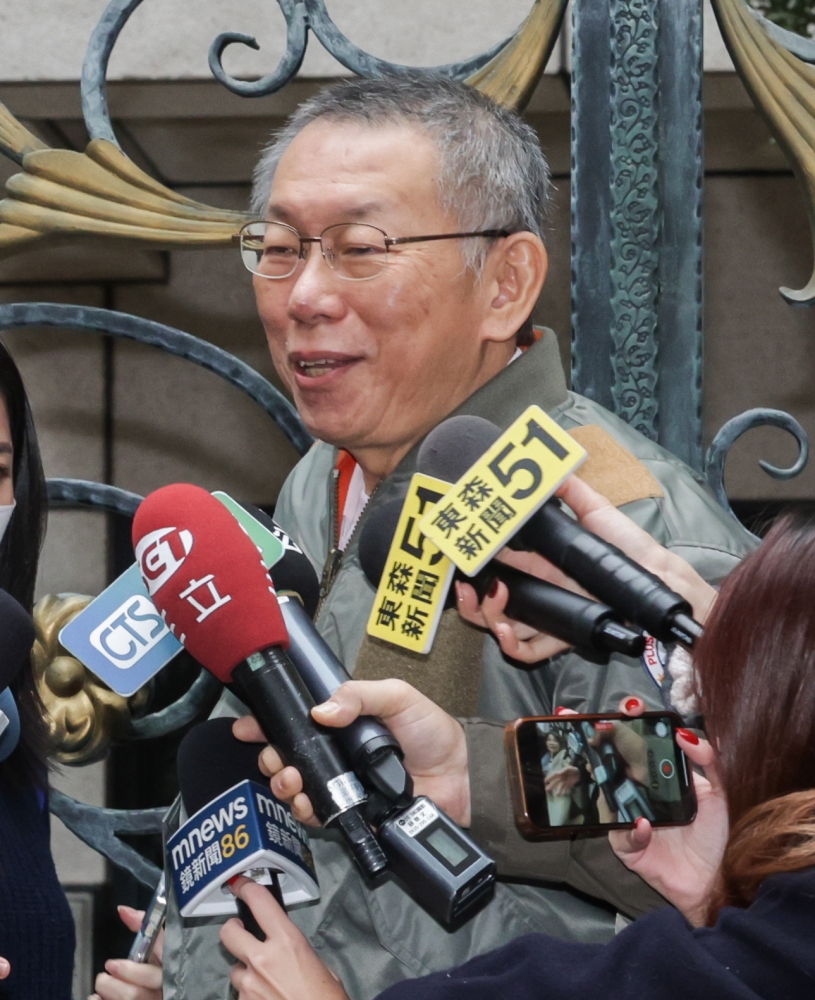 中央社提供（記者裴禛攝）。經本報裁剪。