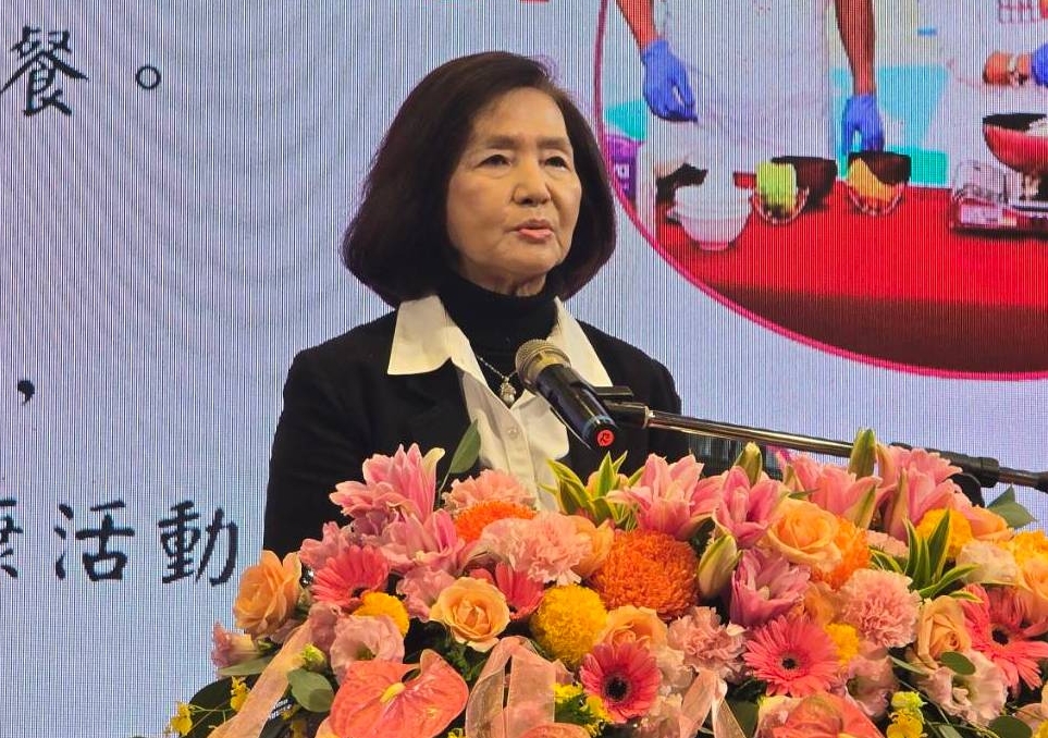 林姿妙日前就職6周年，強調相信司法還清白。中央社提供（記者沈如峰攝）。