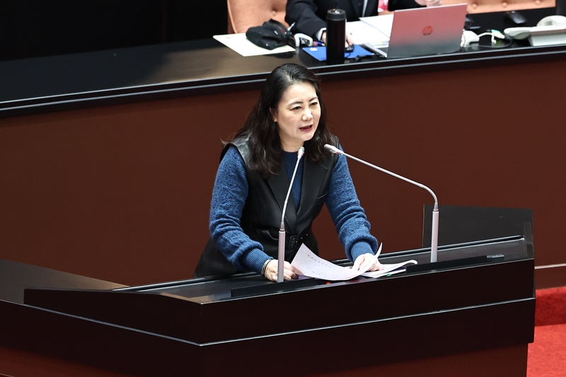 針對黃國昌事設備、設施預算要砍3%，民進黨立委吳思瑤批民眾黨附和國民黨砍國防預算，都是中共在地協力者。（中央社提供）