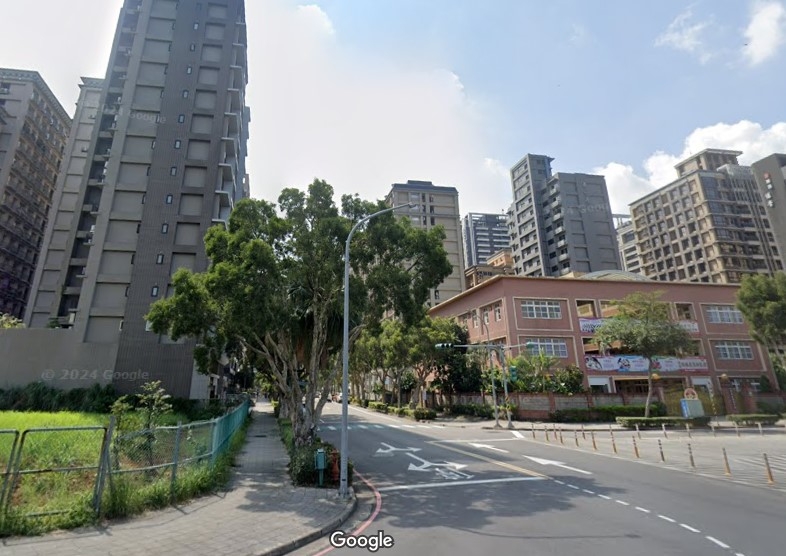 林口新建案成交價約58至59萬元,網友誇讚當初買房的人太有遠見。(圖擷取自Google Maps網頁)
