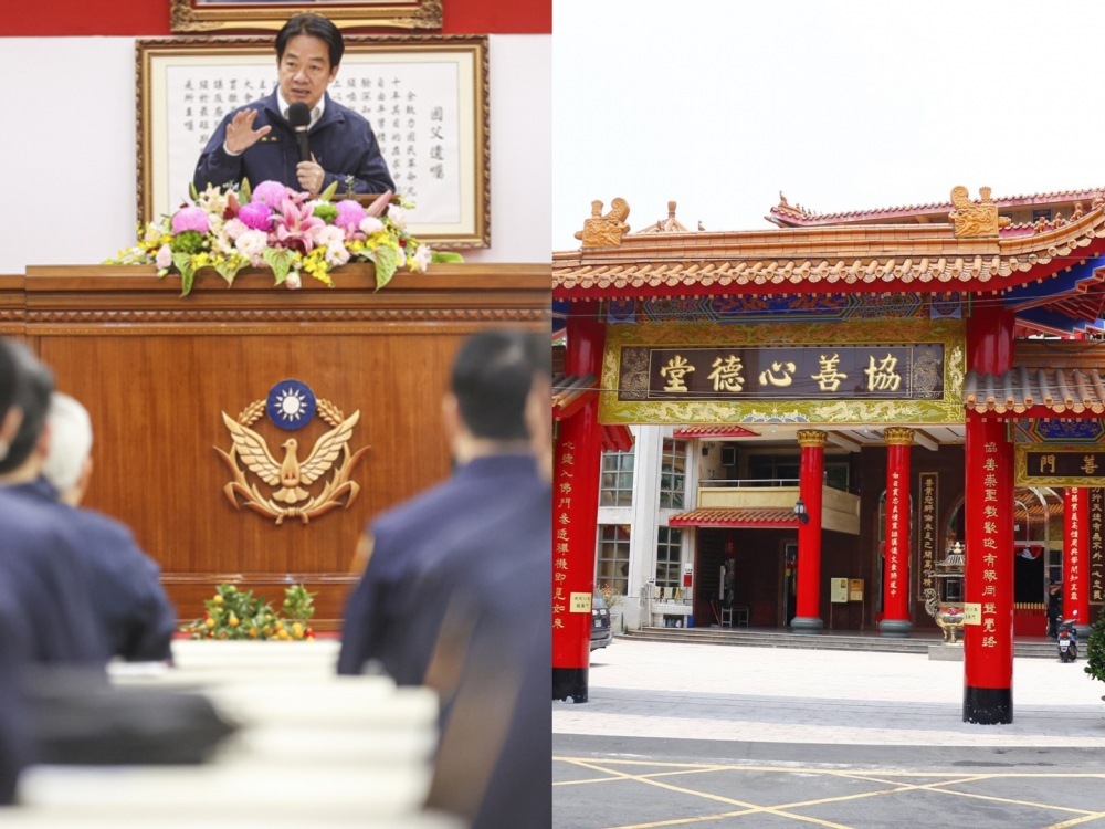 今(24)日一早,由高雄市五甲關帝廟公布全台灣最早的國運籤,並開出「中平」籤詩,提起台灣運勢上半年平平,下半年有利。(圖源:五甲關帝廟 、中央社記者鄭清元攝)