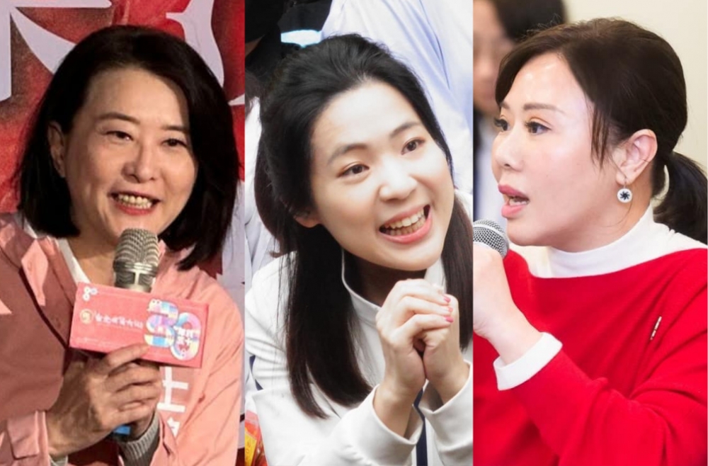 罷團表示，王鴻薇、徐巧芯、李彥秀等人1階已達標。擷取自王鴻薇、徐巧芯、李彥秀臉書粉絲專頁。經本報裁剪合成。
