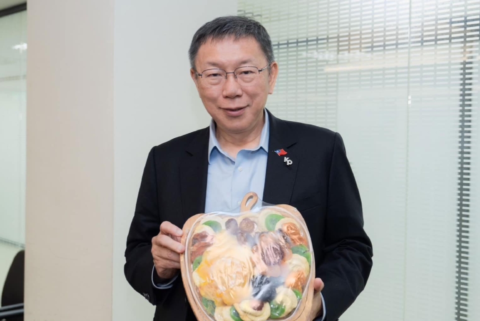 擷取自柯文哲臉書粉絲專頁。經本報裁剪。